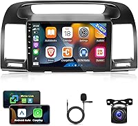 Vista 1 de [2G+32G] Radio de coche para Toyota Camry 2000 2001 2002 2003 2004 2005 2006, 9 pulgadas Android 11 pantalla táctil estéreo, Carplay/Android