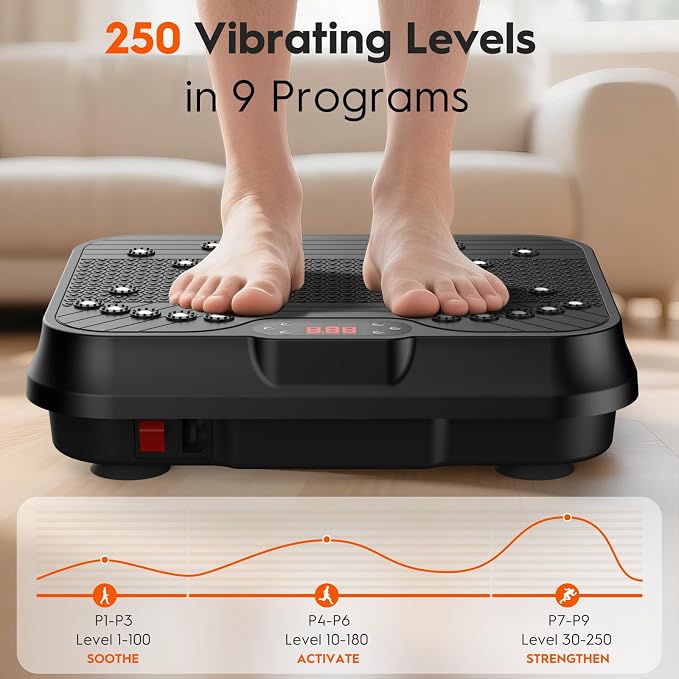 Máquina Plataforma Vibratoria 400 lbs 250 Niveles miniatura 4