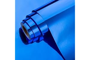 MAYPLUSS Metallic Royal Blue Wrapping Paper