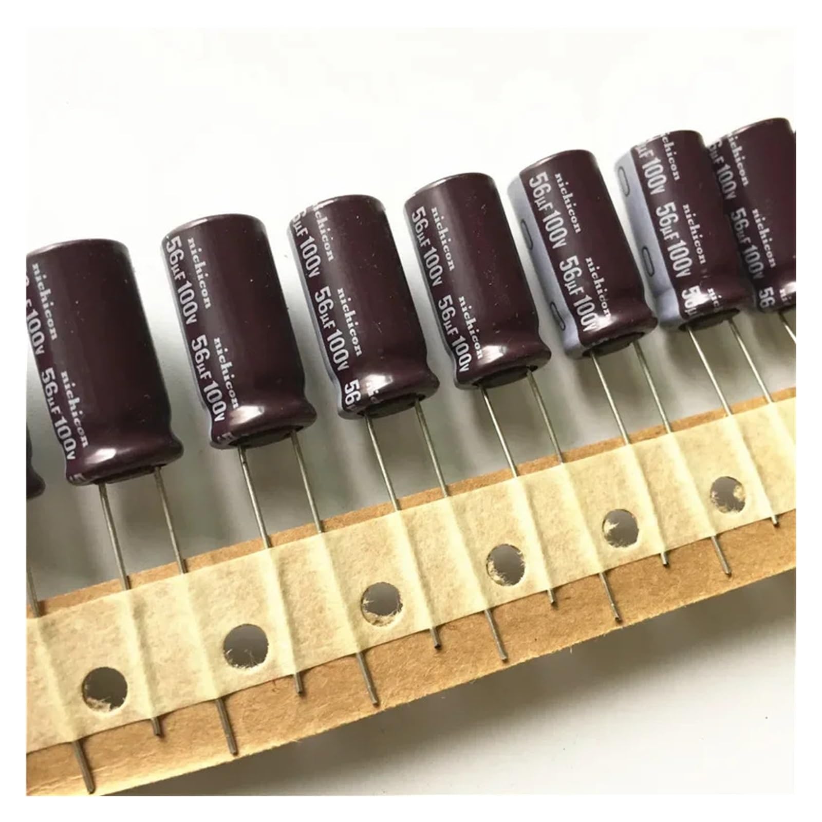 ICXLPMC 50pcs 56uF 100V 10x20mm Low Impedance Long Life 100V56uF Aluminum Electrolytic capacitor