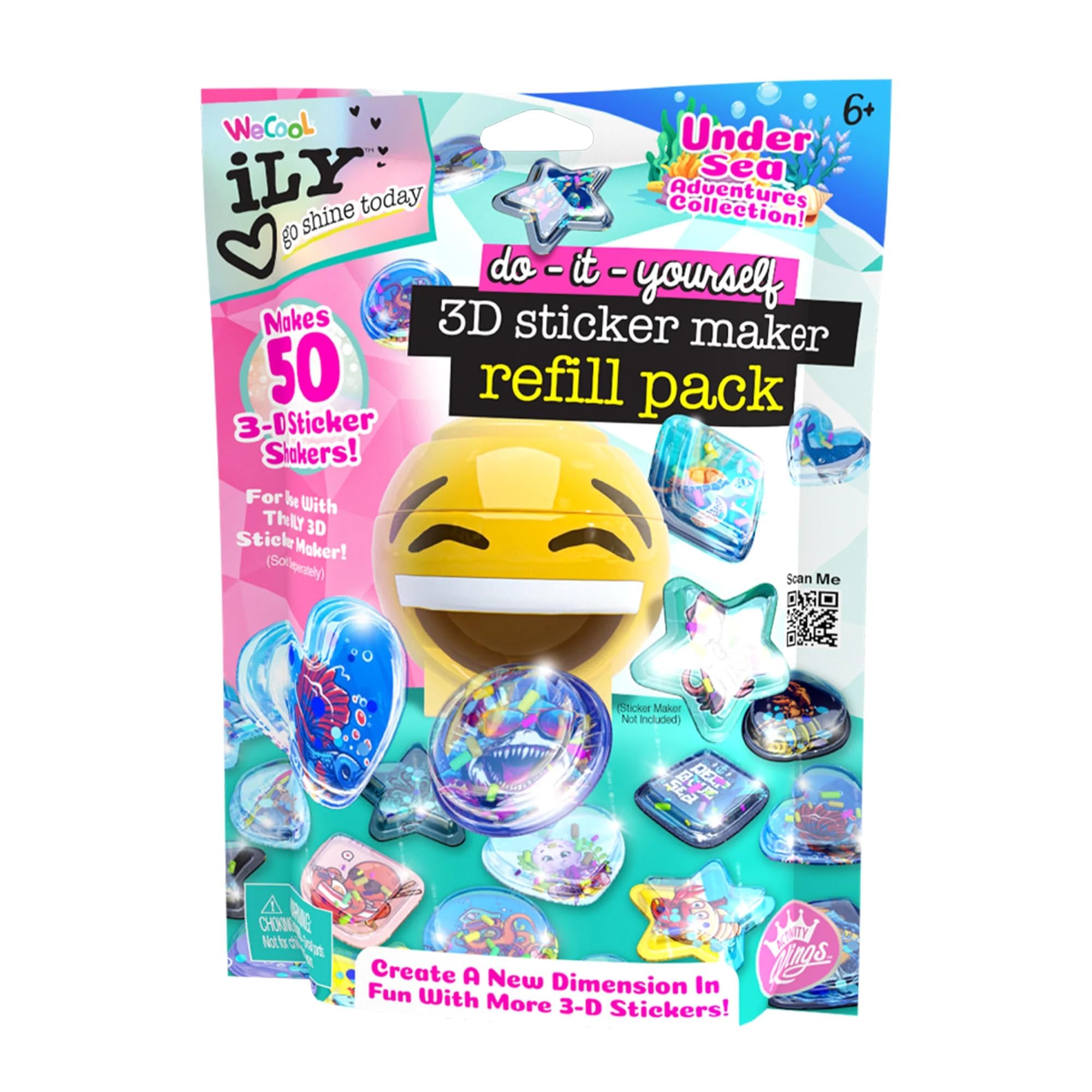 COMPOUND KINGS 3D Sticker Refills - Undersea Adventure