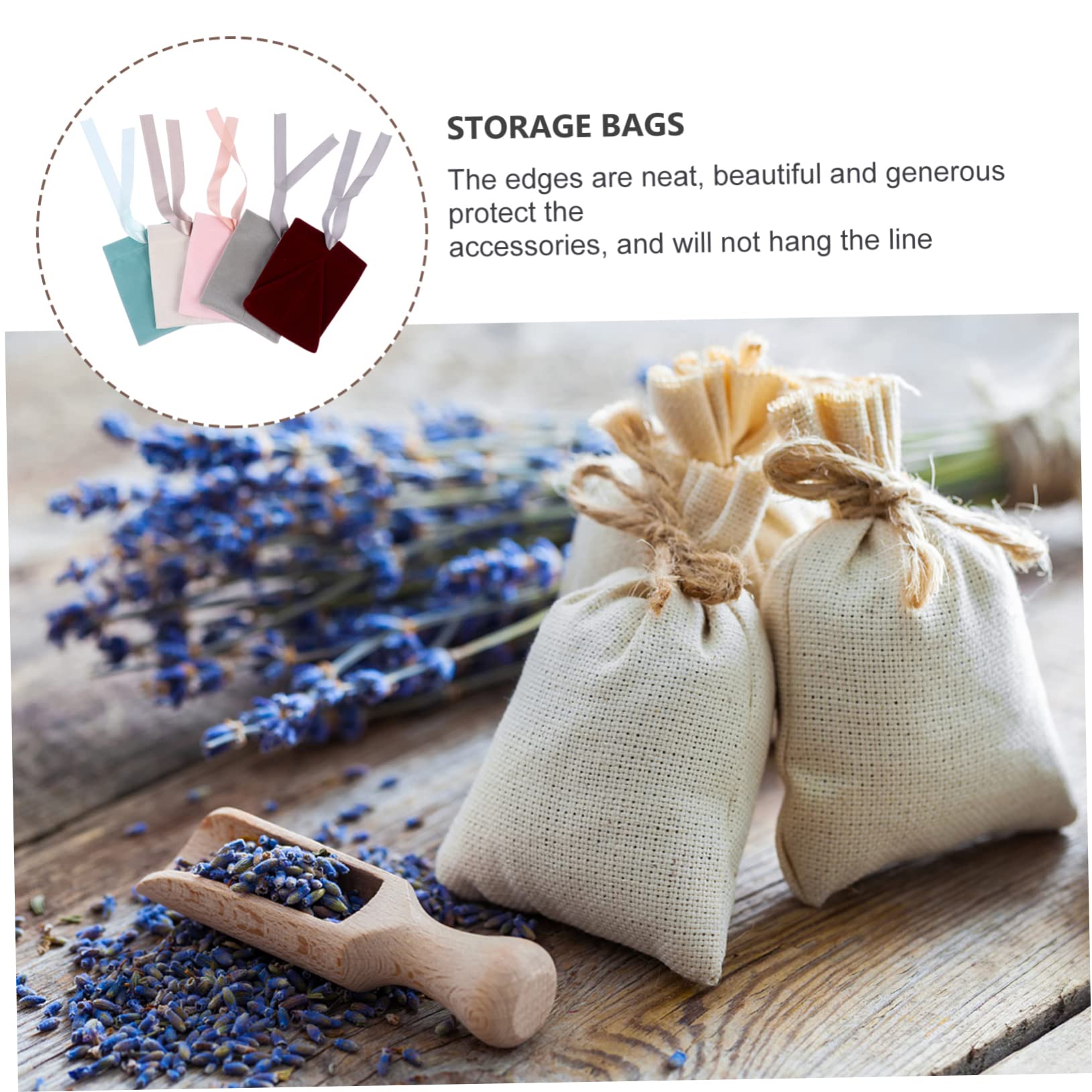 Didiseaon 30 Uds Bolsa De Franela Con Cordón Bolsas De Almacenamiento Convenientes Bolsas De Favor De Boda Convenientes Con Cordón De Almacenamiento De Dulces