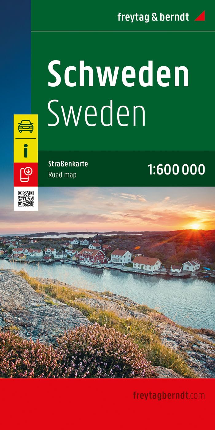 Schweden Straßenkarte 1600.000 freytag  berndt by Freytag & Berndt