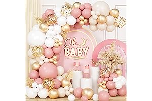 Blush Pink Balloon Arch Kit: A Serene and Chic Decoration for Your Special Occasions