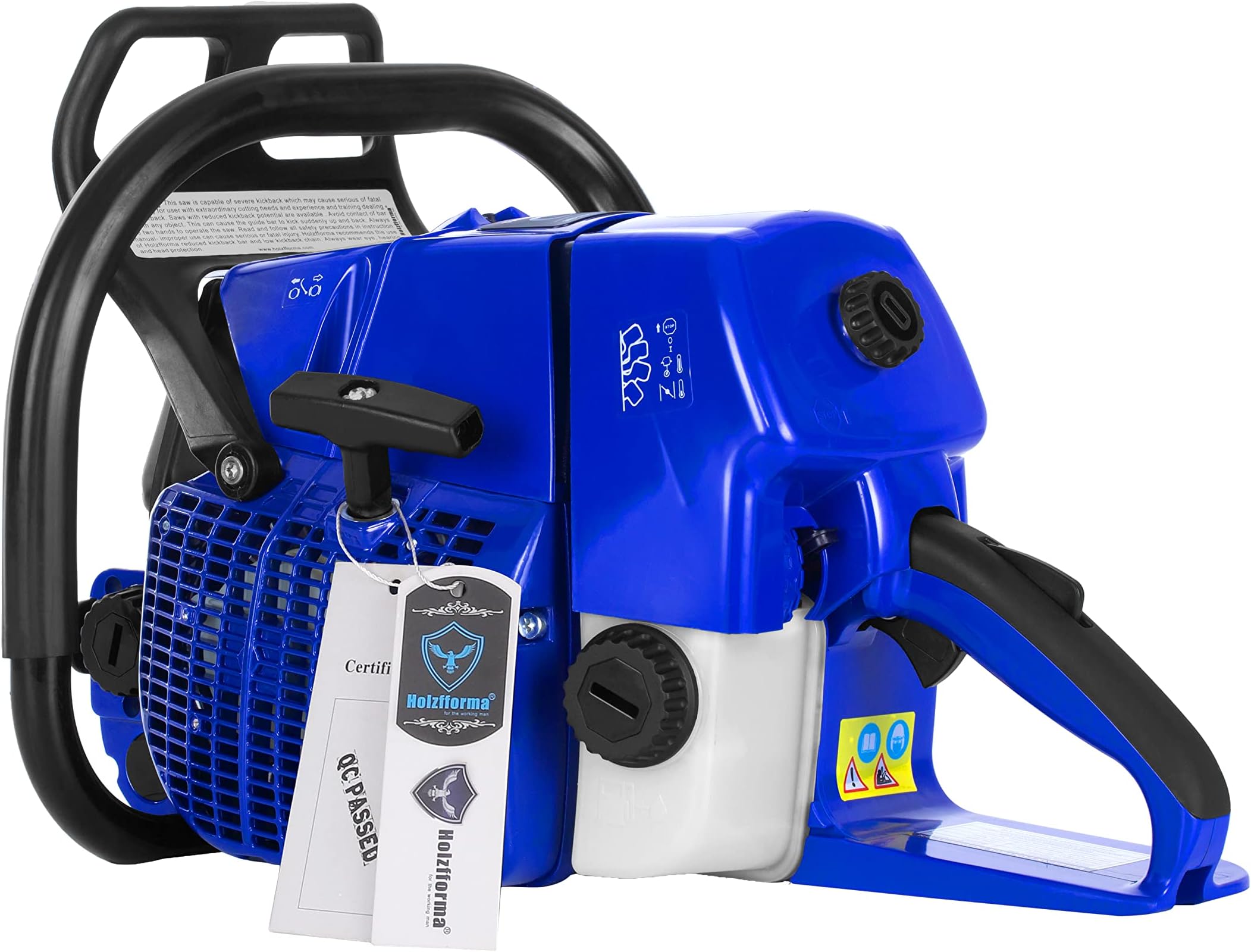 92cc Holzfforma Blue Thunder G660 Gasoline Chain Saw Power Head Without Guide Bar and Chain All Parts are Compatible WT MS660 066 Chainsaw with Normal Handle Bar