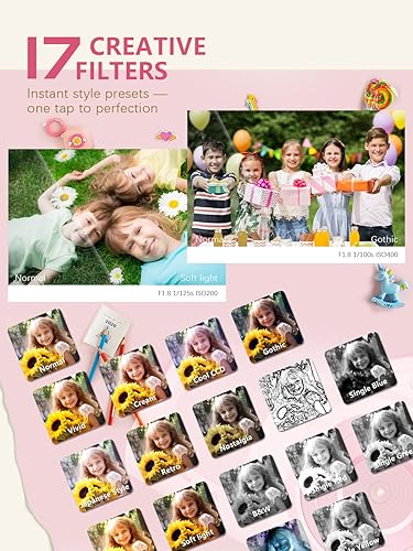 Miniatura 4 de Cámara digital True 4K con modo belleza, cámara de vlogging de 64MP para principiantes, zoom 16X, antivibración y enfoque automático, tarjeta de 32