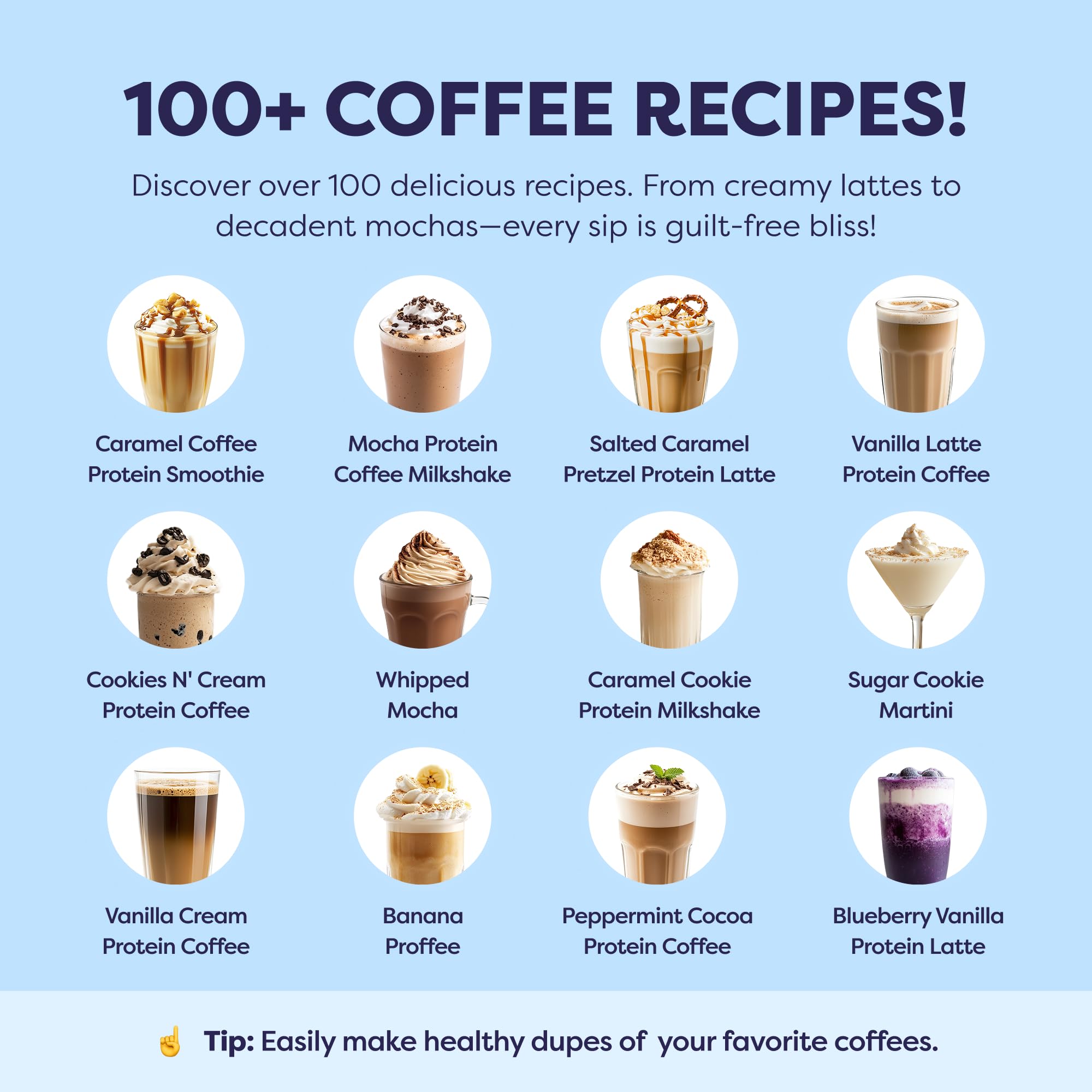 French Vanilla Protein Iced Coffee - Premium Whey Protein Instant Iced Coffees - 100 Natural Cold Brew - — view 8