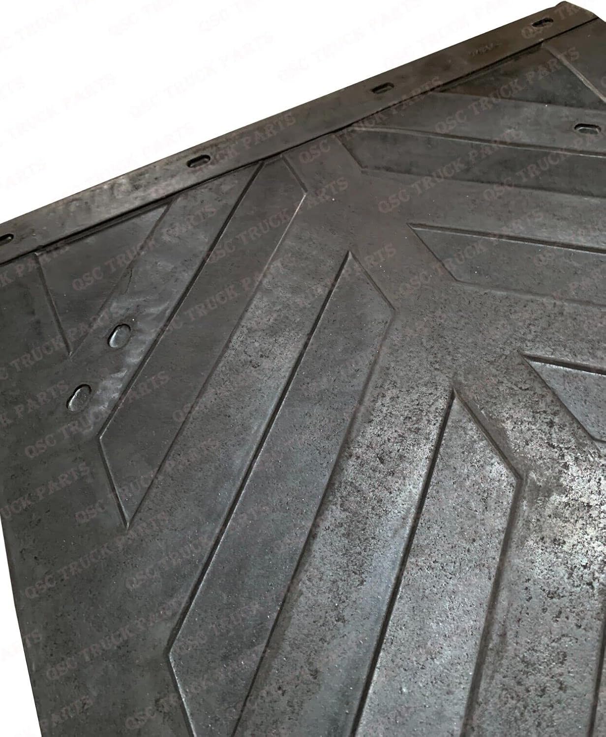 Semi Truck Trailers Rubber 24" x 30" Mud Flap Pairs 1/4" Thick Chevron Pattern