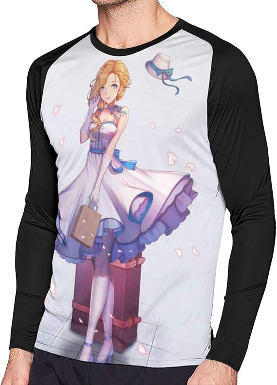 Amazon Co Jp メンズ 長袖 Tシャツ Azur Lane アズールレーン 5 Tシャツ メンズ 春 秋 冬服 インナーシャツ メンズ Tシャツ 長袖 吸水速乾 防菌防臭 クセになる肌触り 快適 カジュアル 丸首tシャツ ファッション