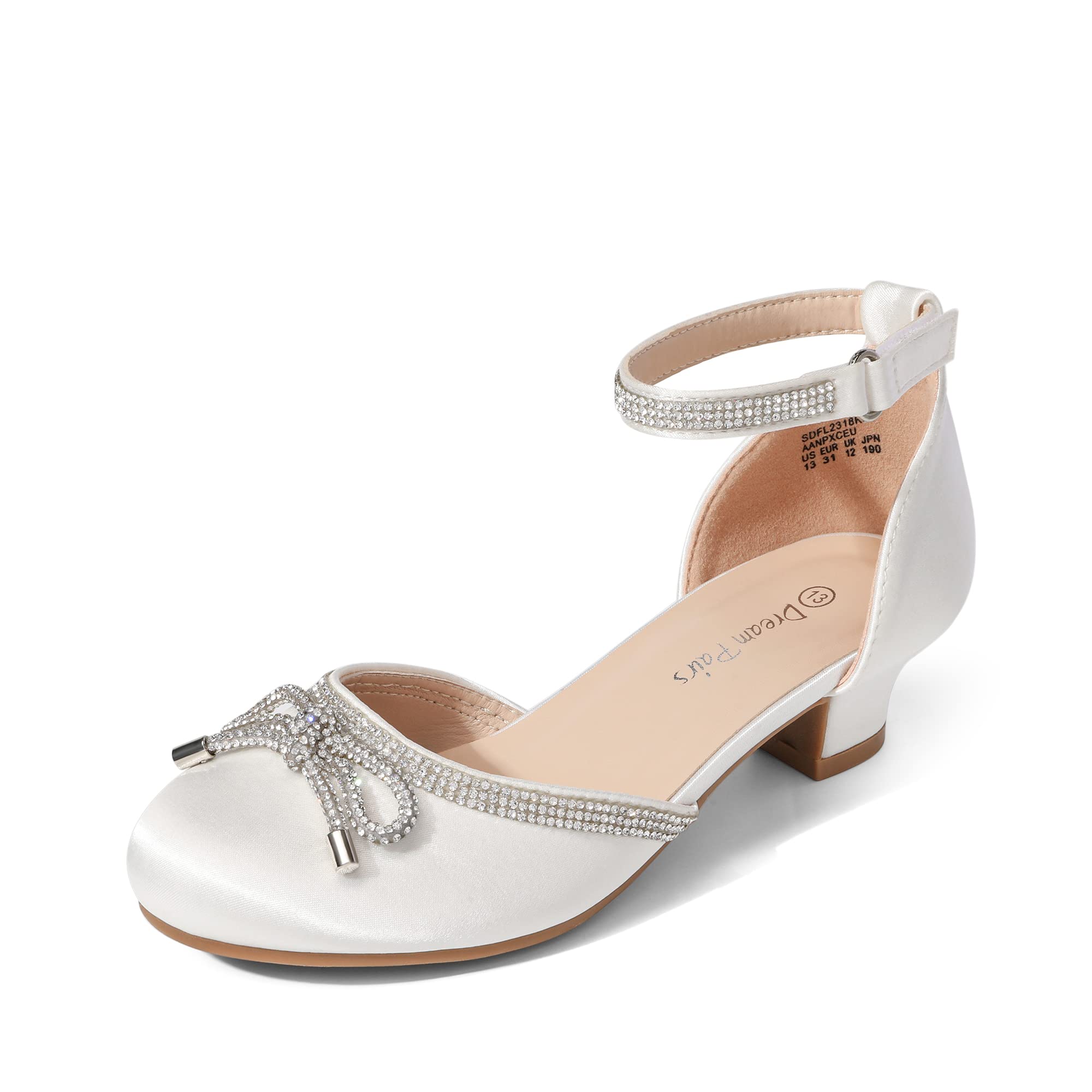 Ankle Strap Children Wedding Shoes LAURMOSA Girls Sandals Closed - Main Image
