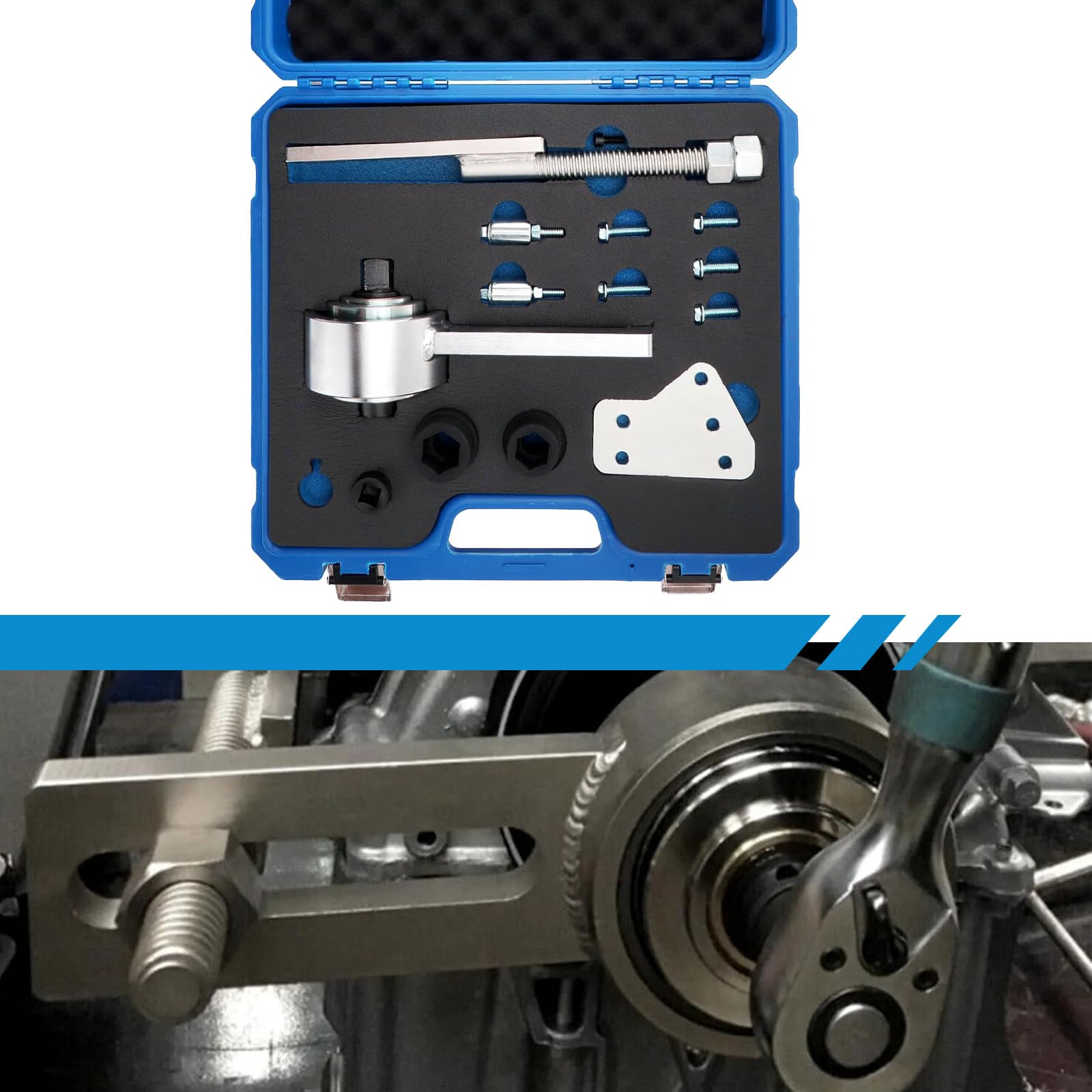 Ensemble multiplicateur de couple pour moteur et vilebrequin compatible avec 1.0 1.1 1.5 Ecoboost Dura-tec Remplacement pour 303-1611 303-1611-01 303-161102