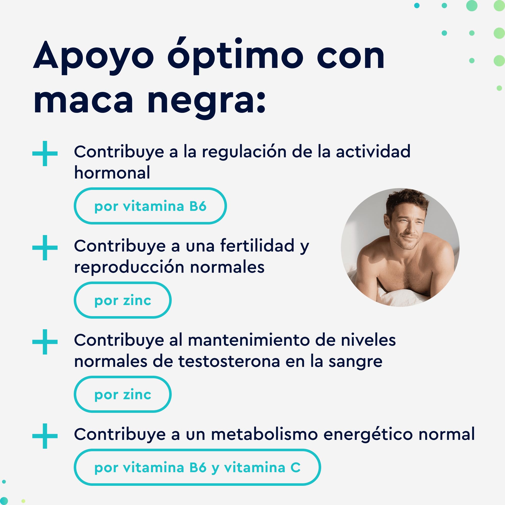 Maca Negra 27000mg (20:1) + L-Arginina, Vitamina C, B6 y Zinc - Potencia Energía y Vitalidad - Maca Peruana en dosis altas - Vegana, Probada en laboratorio en Alemania, Sin aditivos