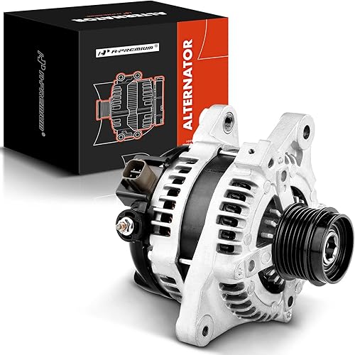 A-Premium Alternador compatible con Toyota Corolla 2009 2010 2011 2012 2013 y Scion xD 2008-2014, 1.8L, 12V 110A en sentido de las agujas del reloj,