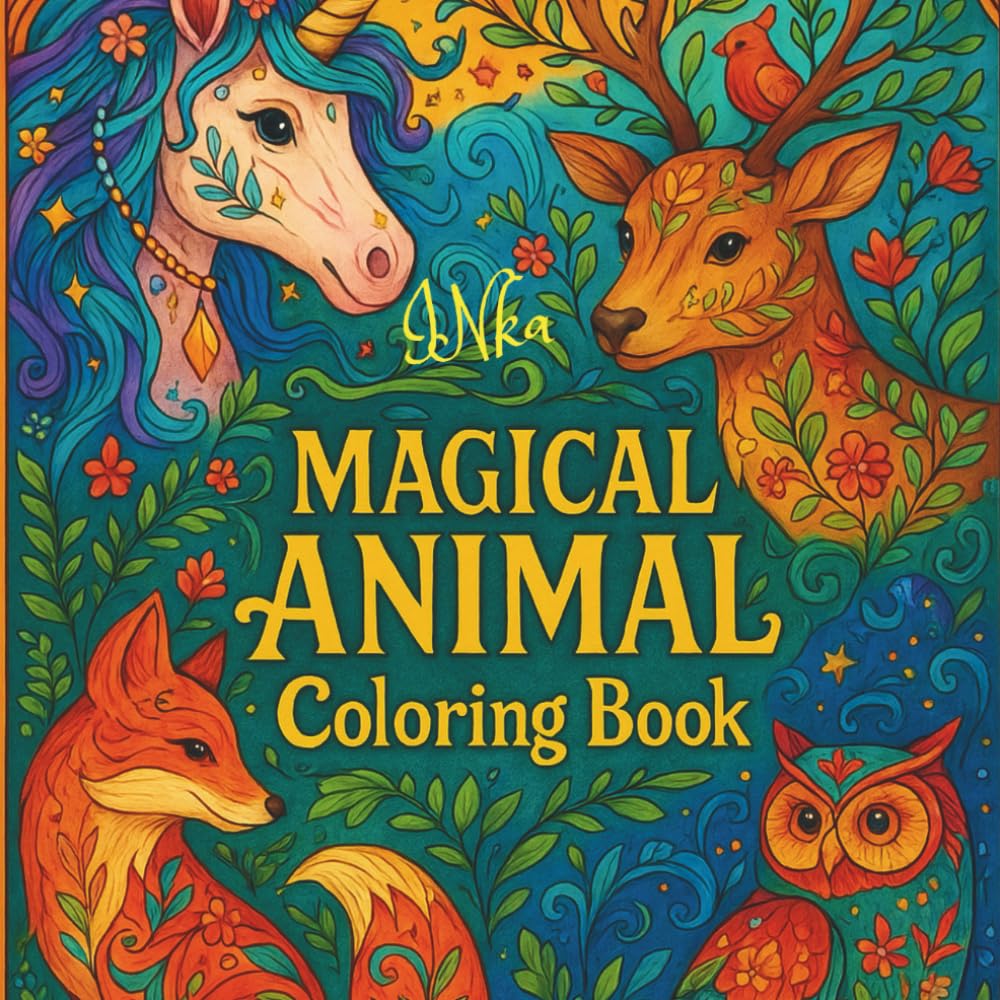 MAGICAL ANIMAL Coloring Book