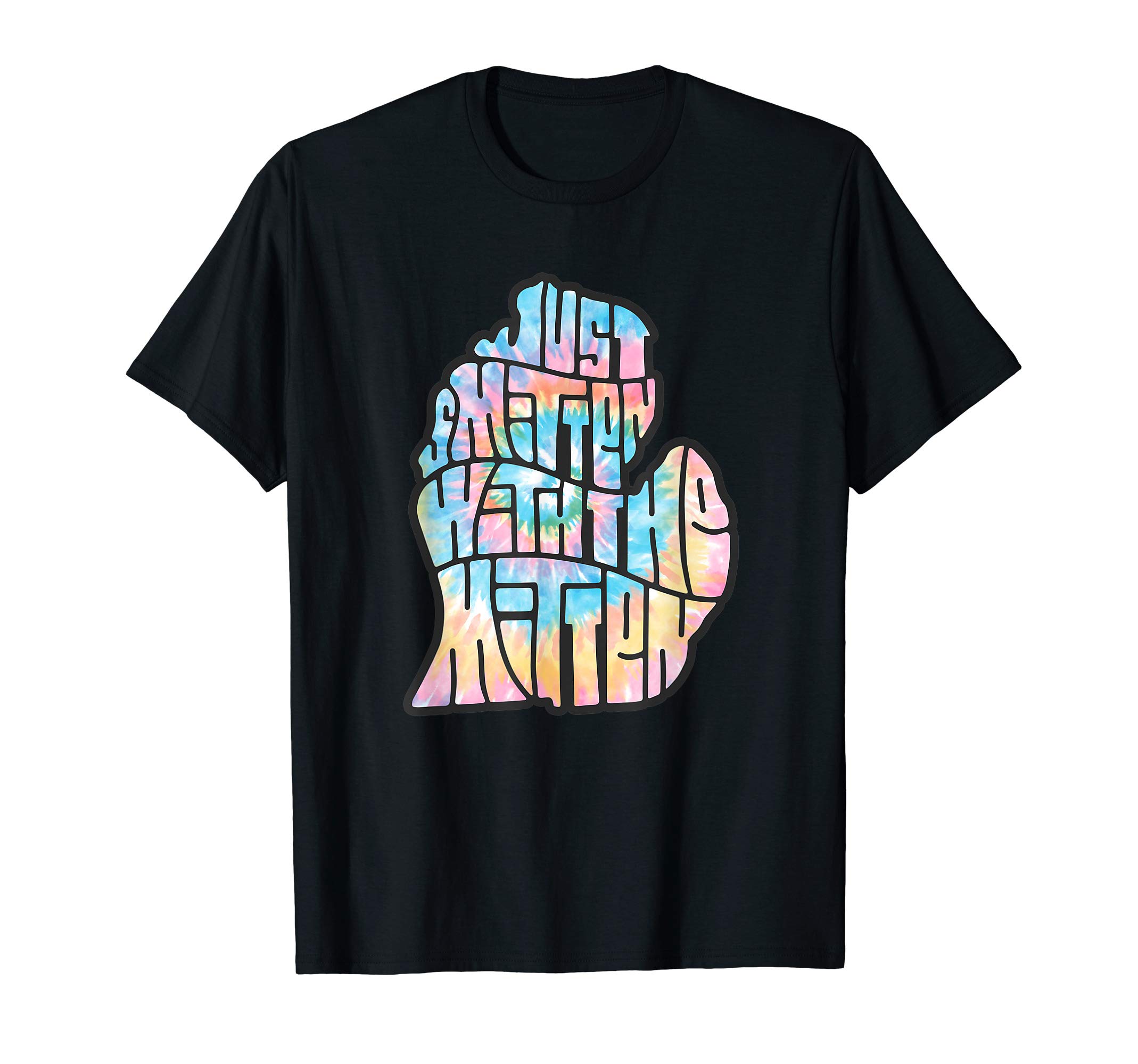I Love Michigan Hippie Apparel and State GiftsTie Dye Michigan Native | Smitten With the Mitten T-Shirt