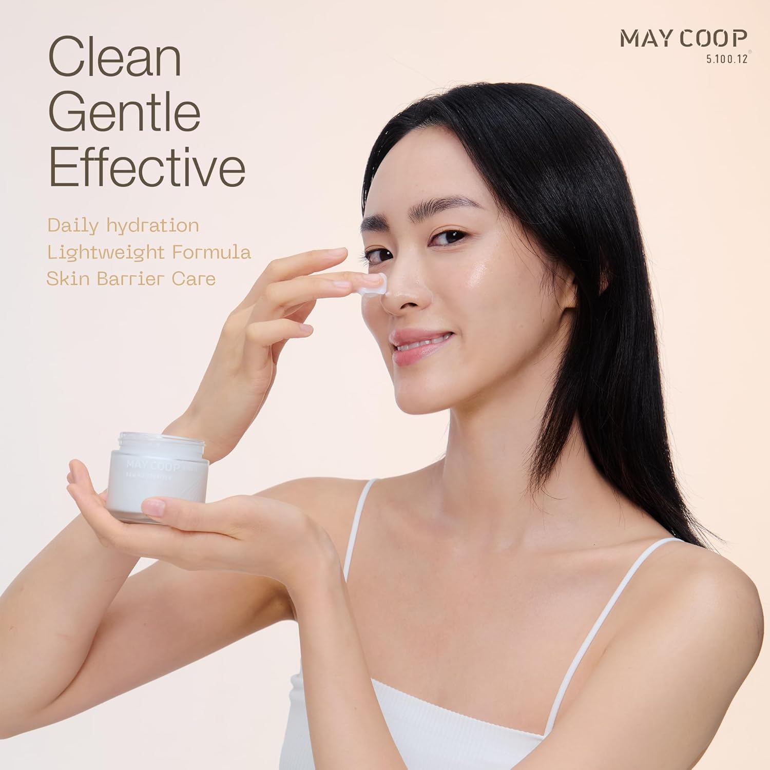 MAY COOP Raw Moisturizer Face Cream | Korean Skincare, Daily Hydrating Cream | 69% Maple Sap, Softening, Nourishing, Lightweight Gel, Vegan, Sensitive Skin, Anti-Aging