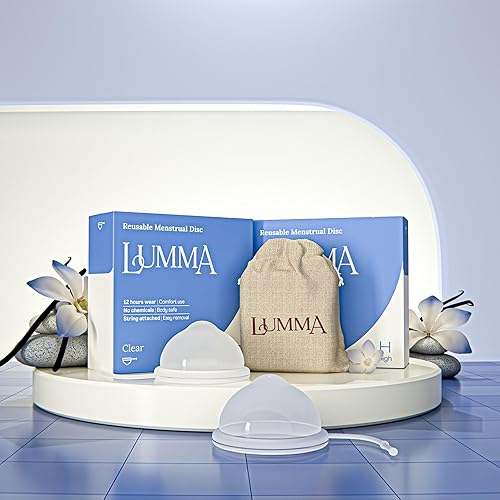 Miniatura 2 de LUMMA Disco menstrual Incluye bolsa de transporte y cuerda de silicona para una fácil extracción Elección cómoda y sostenible para tampones