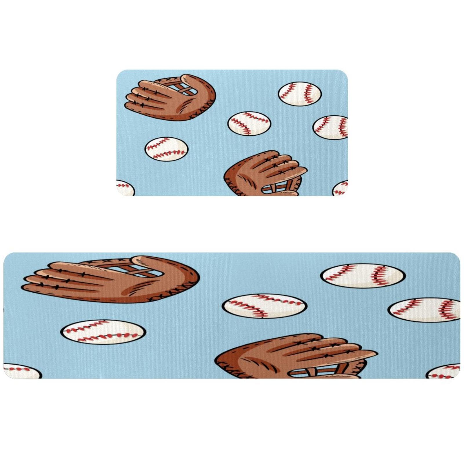 Alfombra de cocina de béisbol ideal para proteger el suelo de tu pasillo y lavadero