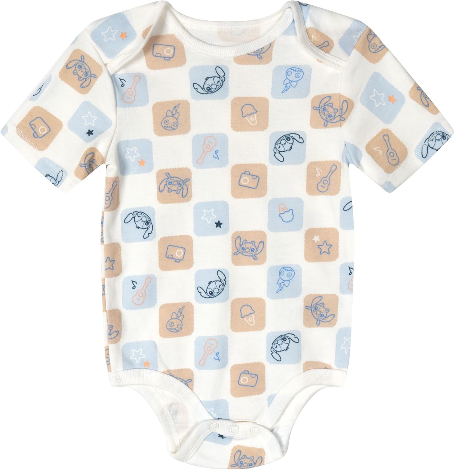 Disney Baby 5 Pack Bodysuits Newborn to Infant Sizes (Newborn - 24 Months)