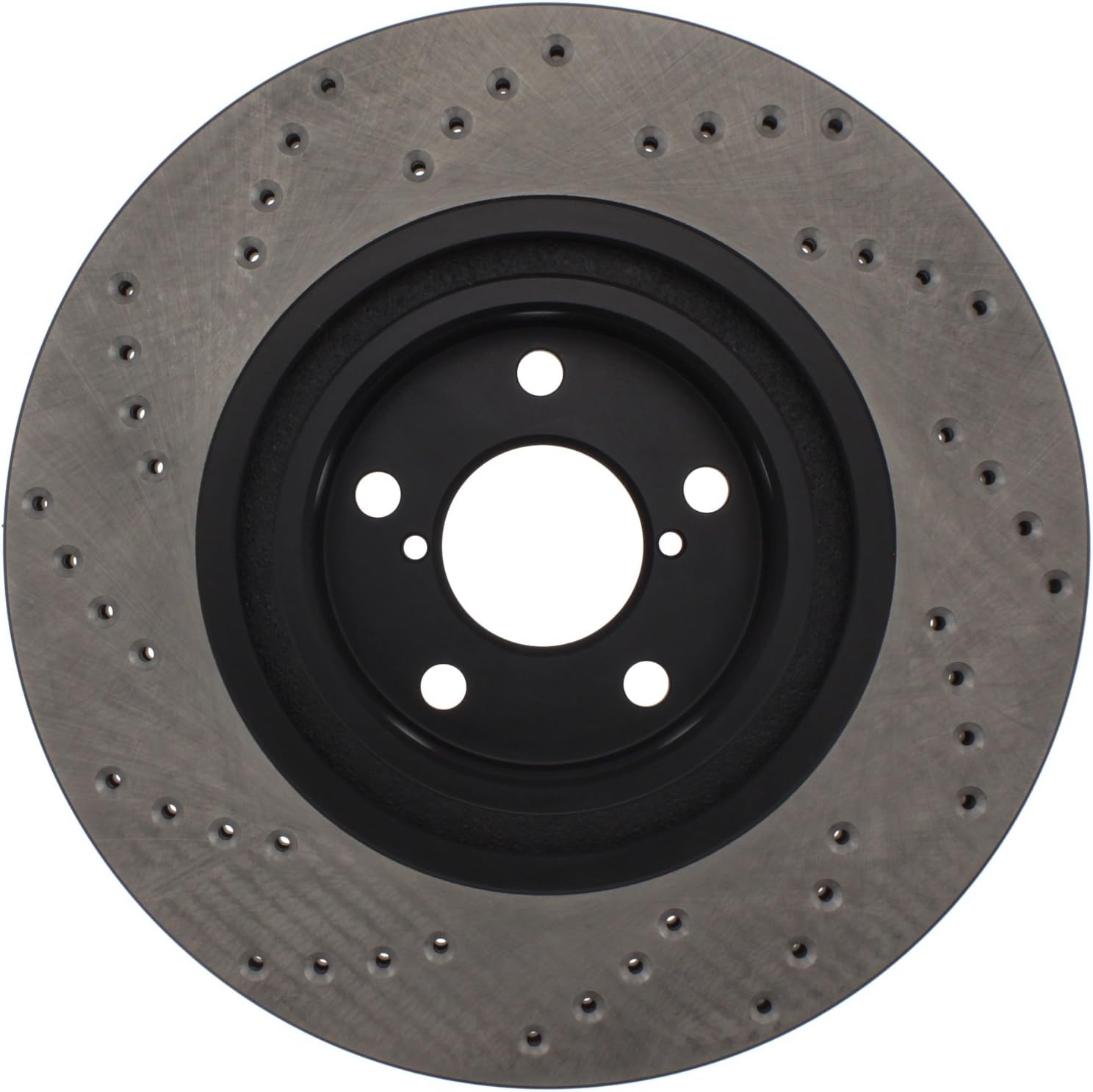 StopTech 128.47021R Sport Front Right Cross Drilled Disc Brake Rotor - Fits Select Scion, Subaru and Toyota Vehicles