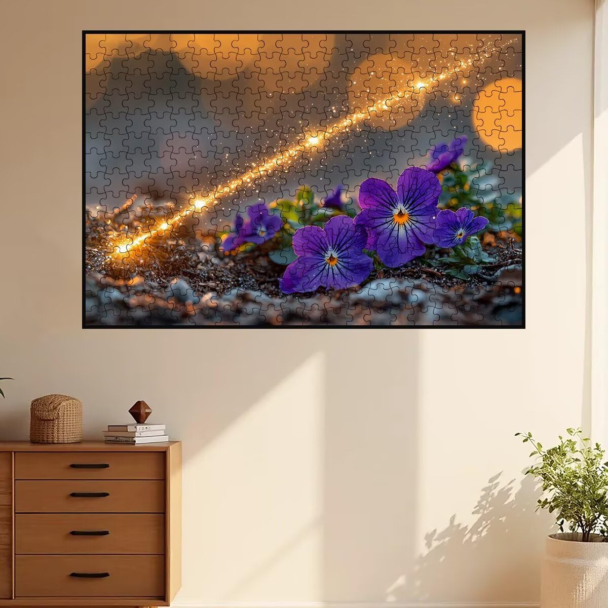 Puzzle 5000 sztuk kwiat, Dream Puzzle, Puzzle 5000 Dorosłych, Puzzle dla dorosłych z pudełkiem prezentowym, drewniane puzzle wyzwanie dla całej rodziny, oryginalne prezenty dla kobiet Decor -2682