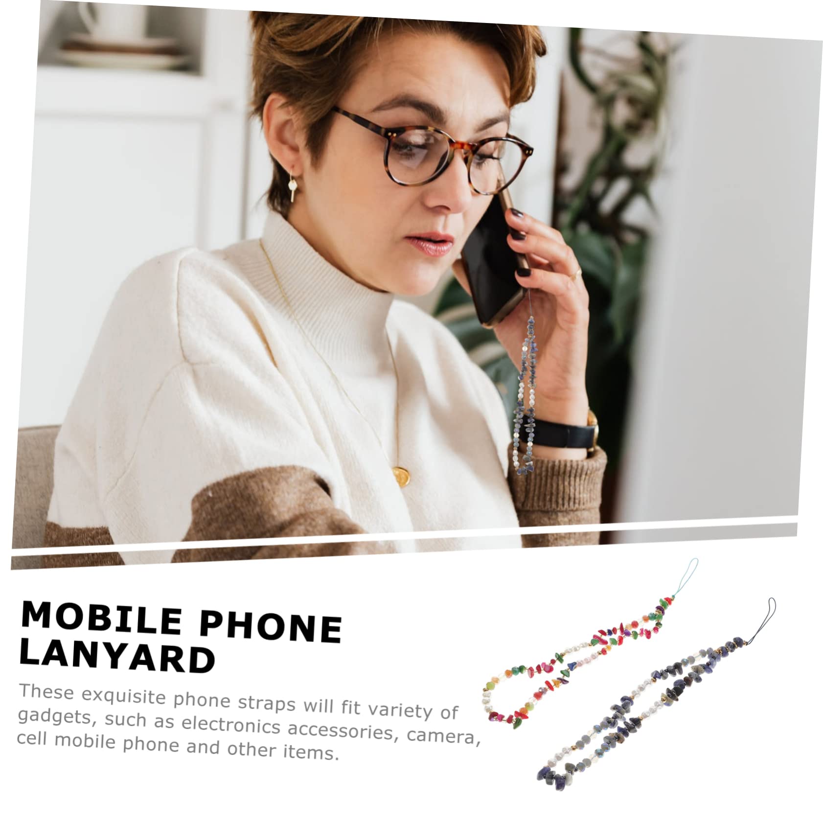 5 Series Cuerda Decorativa Para Teléfono Móvil Correa Elegante Para Colgar Cuello Compatible Con Mayoría De Smartphones Para Pérdidas 2 Piezas X 5