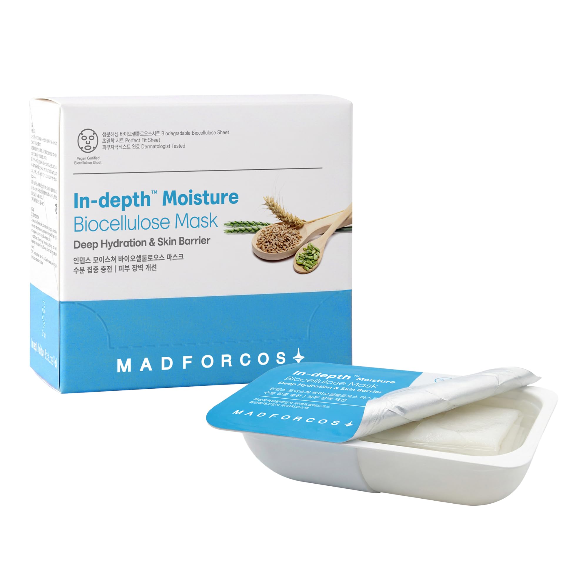 MADFORCOS バイオセルロースマスク シートマスク パック Amazon.co.jp: MADFORCOS(マッドフォーコス) インデップスモイスチャー