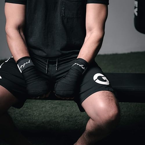 Miniatura 4 de Gold BJJ Vendas de mano de boxeo  Vendas extra largas estilo mexicano de 200 pulgadas para boxeadores, kickboxing, muay thai y artes marciales mixtas