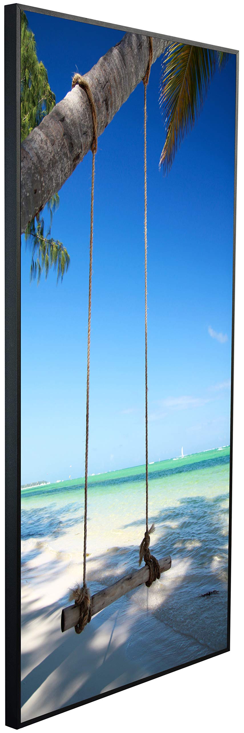 Ecowelle D 3 Swing By The Sea Infrared Heater With Image | 750 Watts | 60X100cm | Infrared Heating| | Made In Germany