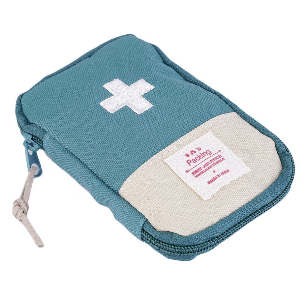 HOMAVA Ultra-Light Sturdy First Aid Bag Pouch Pill Case,3.4 X 5.1 X 0.70 Inch,Multicolour-image-23