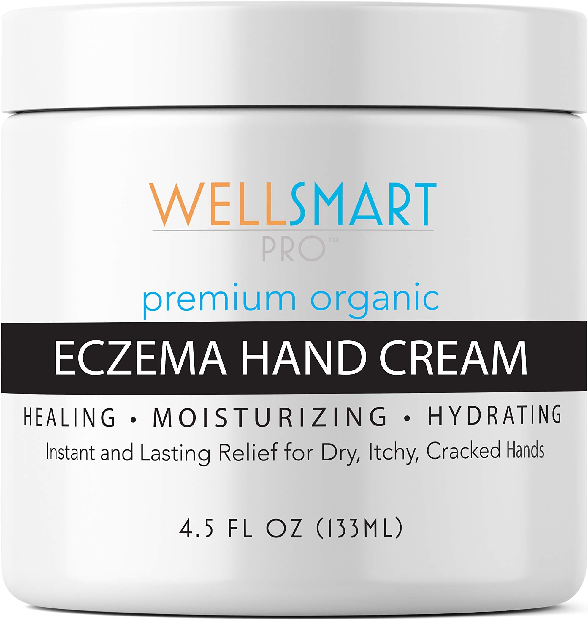 Eczema Hand Cream – Premium Organic Hand Moisturizer Treatment – Faster, Longer Relief for Dry, Cracked Hands & Fingers – Soothes Rash & Irritation - For Adults, Kids, Baby - Fragrance-Free