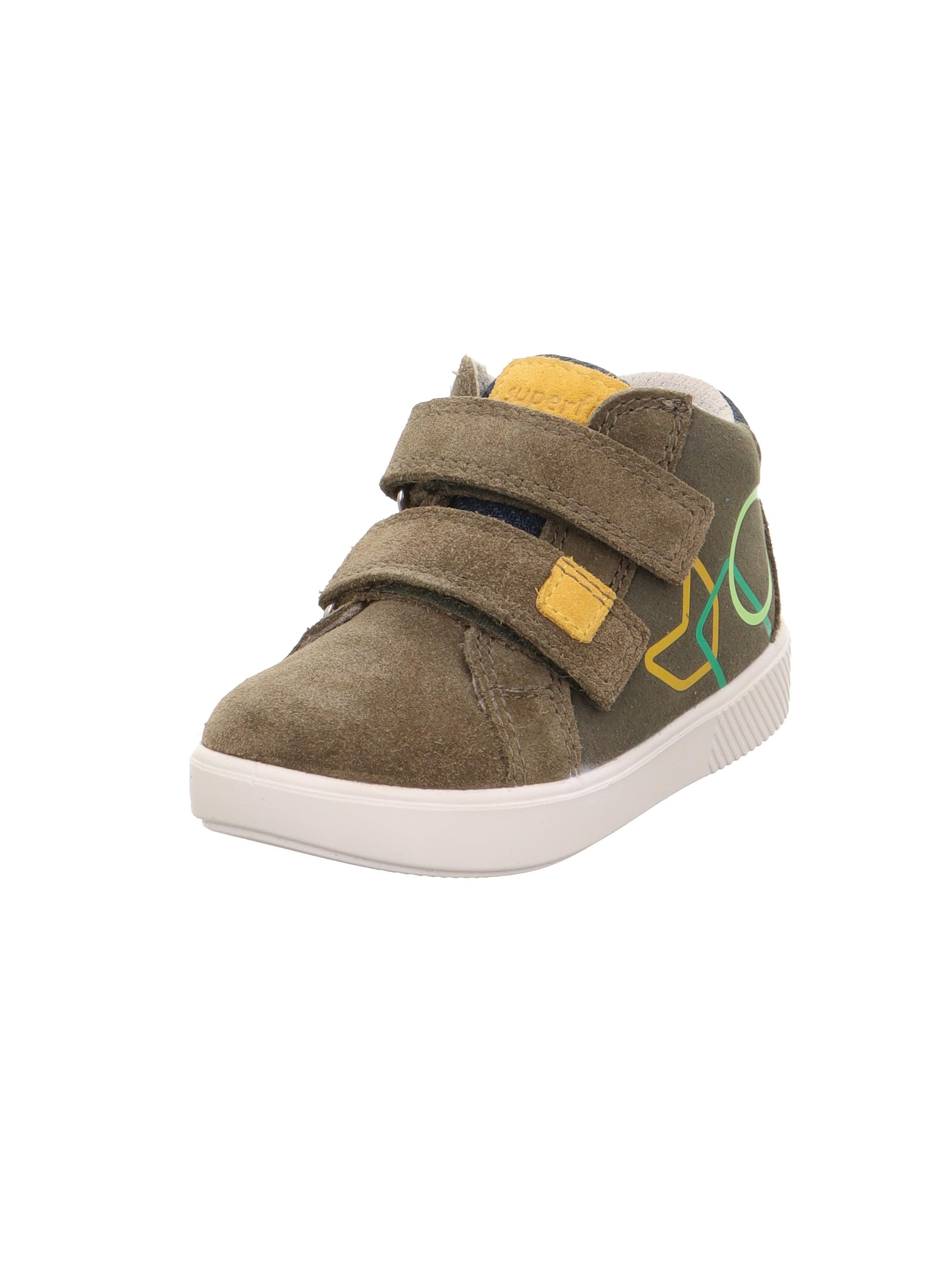 Superfit Boys' Supies First Walking Shoes, Green Yellow 7000, 3 UK
