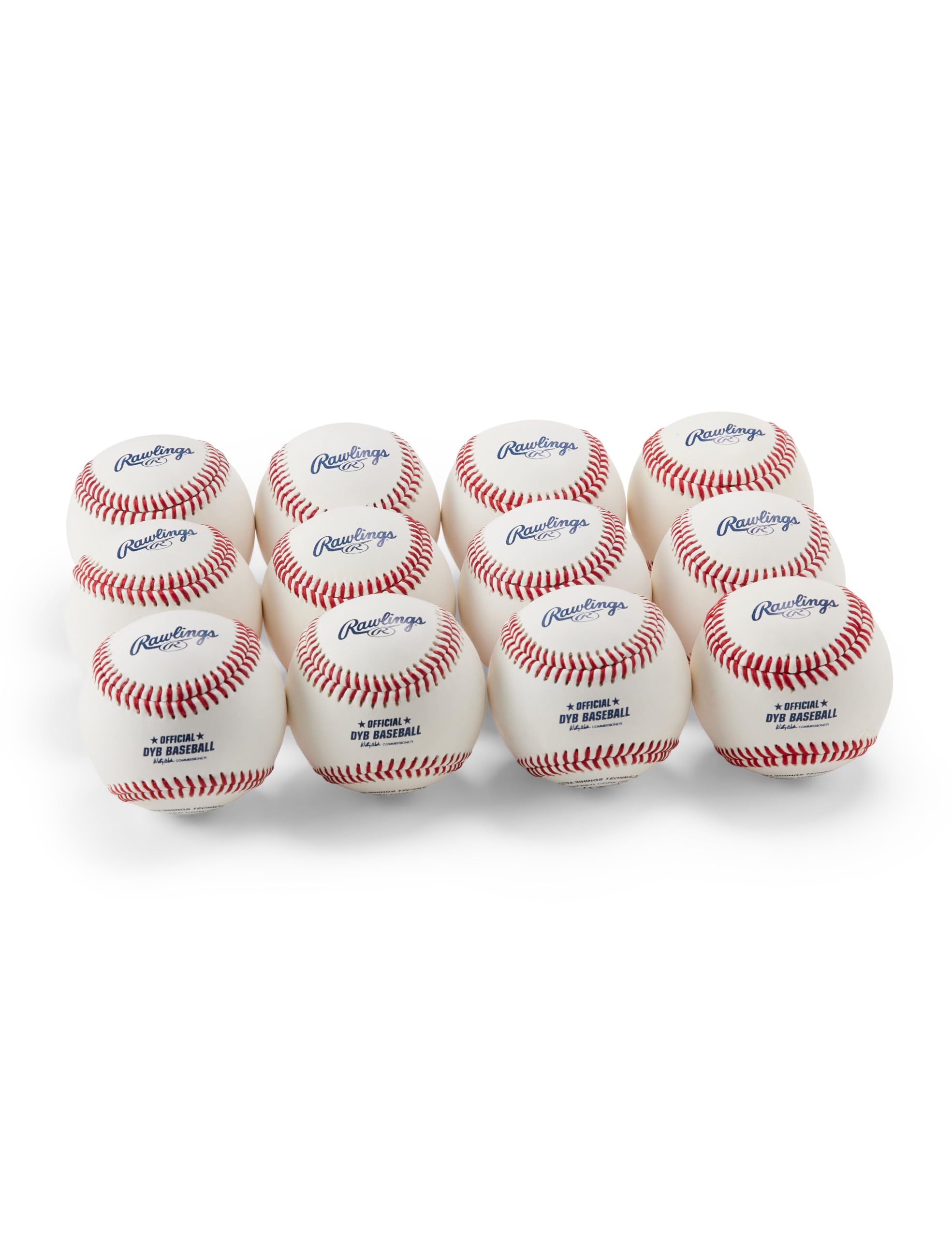 Rawlings Dixie Juventud béisbol con Sello Torneo Grado béisbol (Pack de 12)