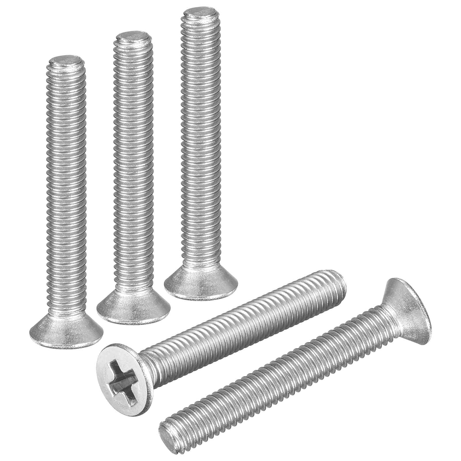 DTGN #2-56x3/4" Phillips Countersunk Bolts 304 Silver 100PCS — image 1