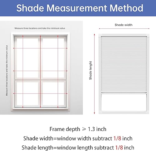 Miniatura 6 de Persianas celulares opacas sin cordones, persianas de tragaluz para ventanas, persianas de techo para el hogar, oscurecimiento de la habitación,