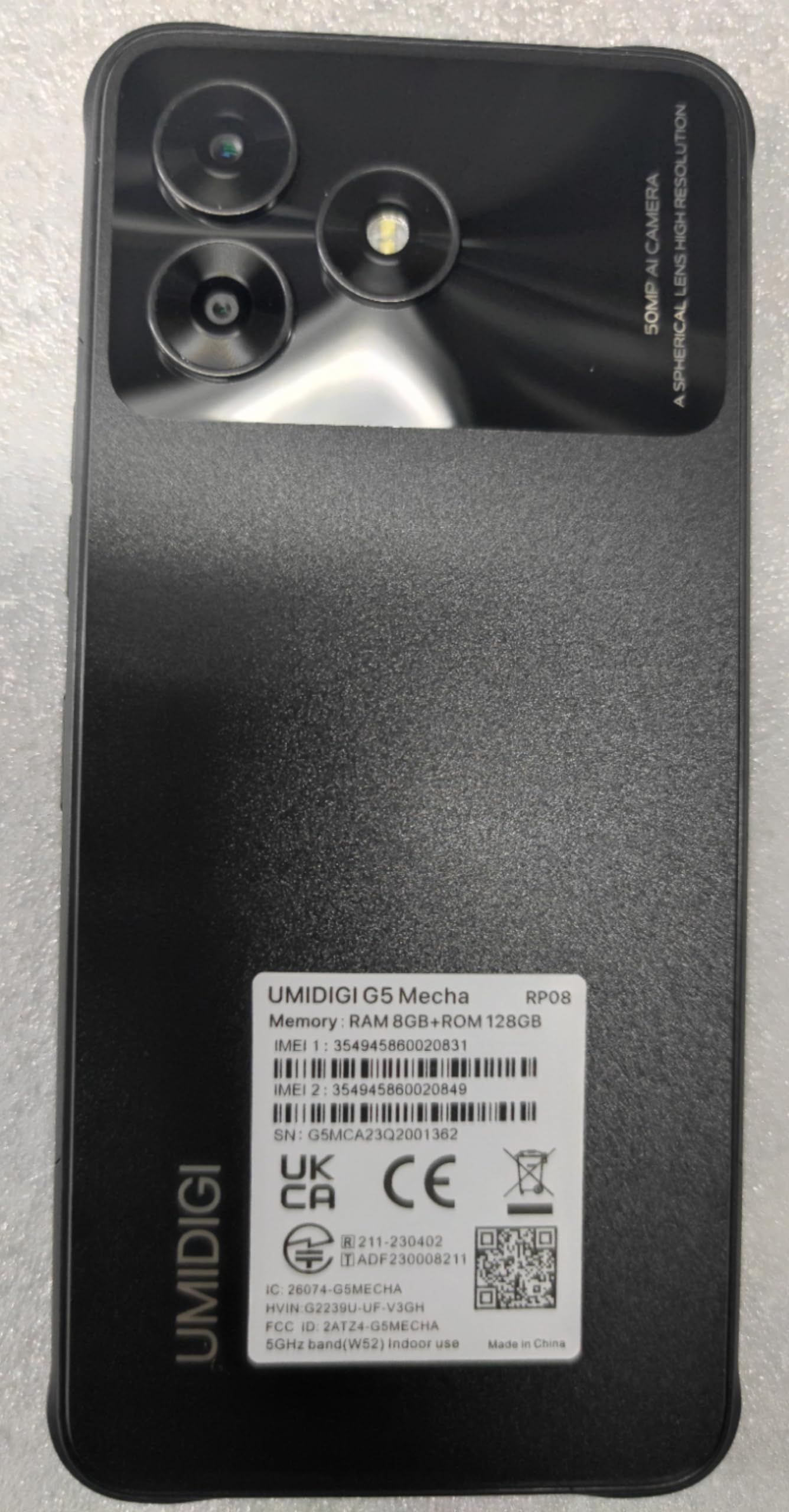 UMIDIGI G5 Mecha Rugged Unlocked Cell Phone, Android 13（8+