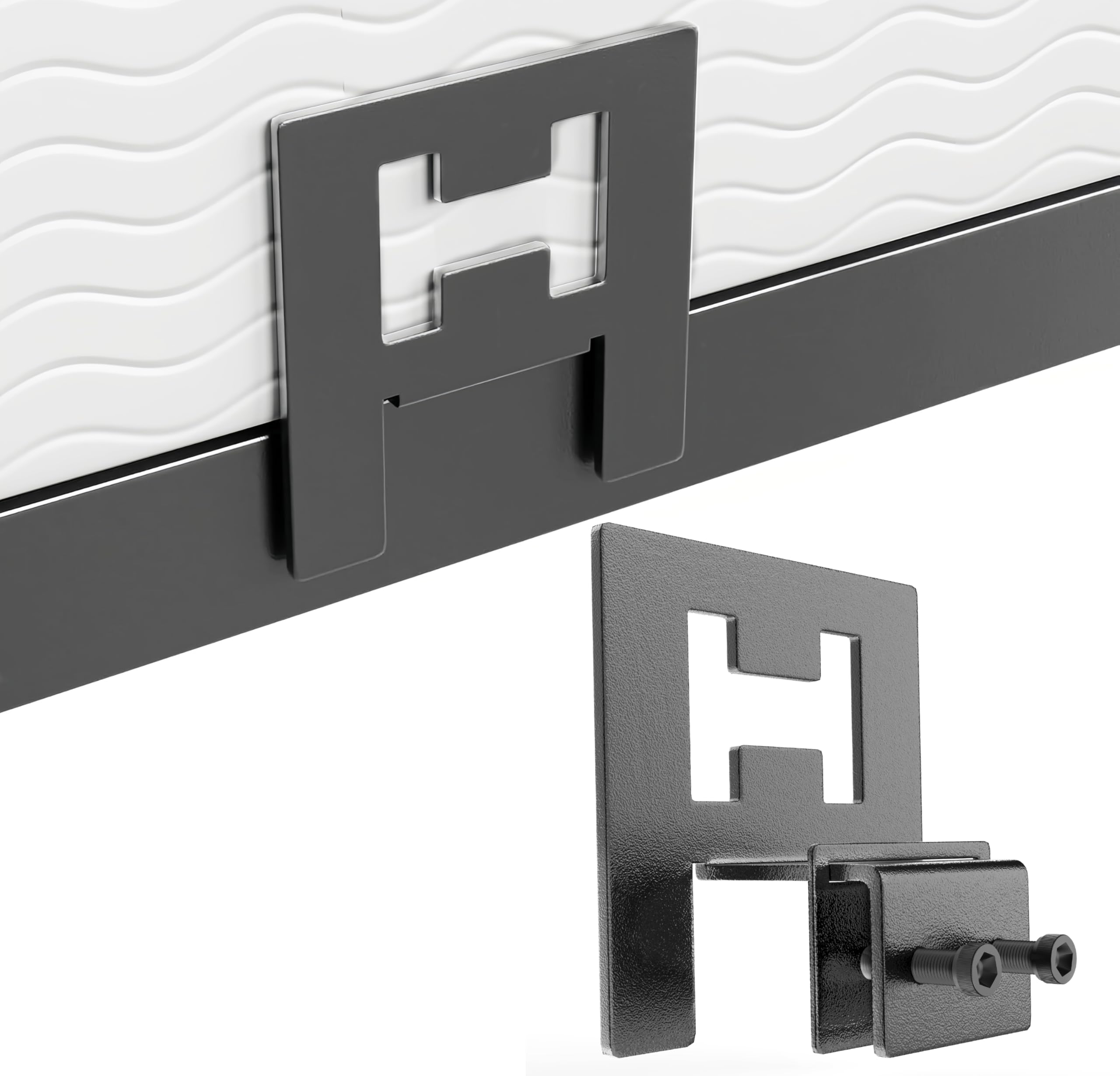 KR. LIF Non Slip Mattress Gaskets - 6 PCS Adjustable Size Mattress Holder for Metal Bed Frame, Heavy Duty Anti-Slip Gripper and Retainer Bar Slide