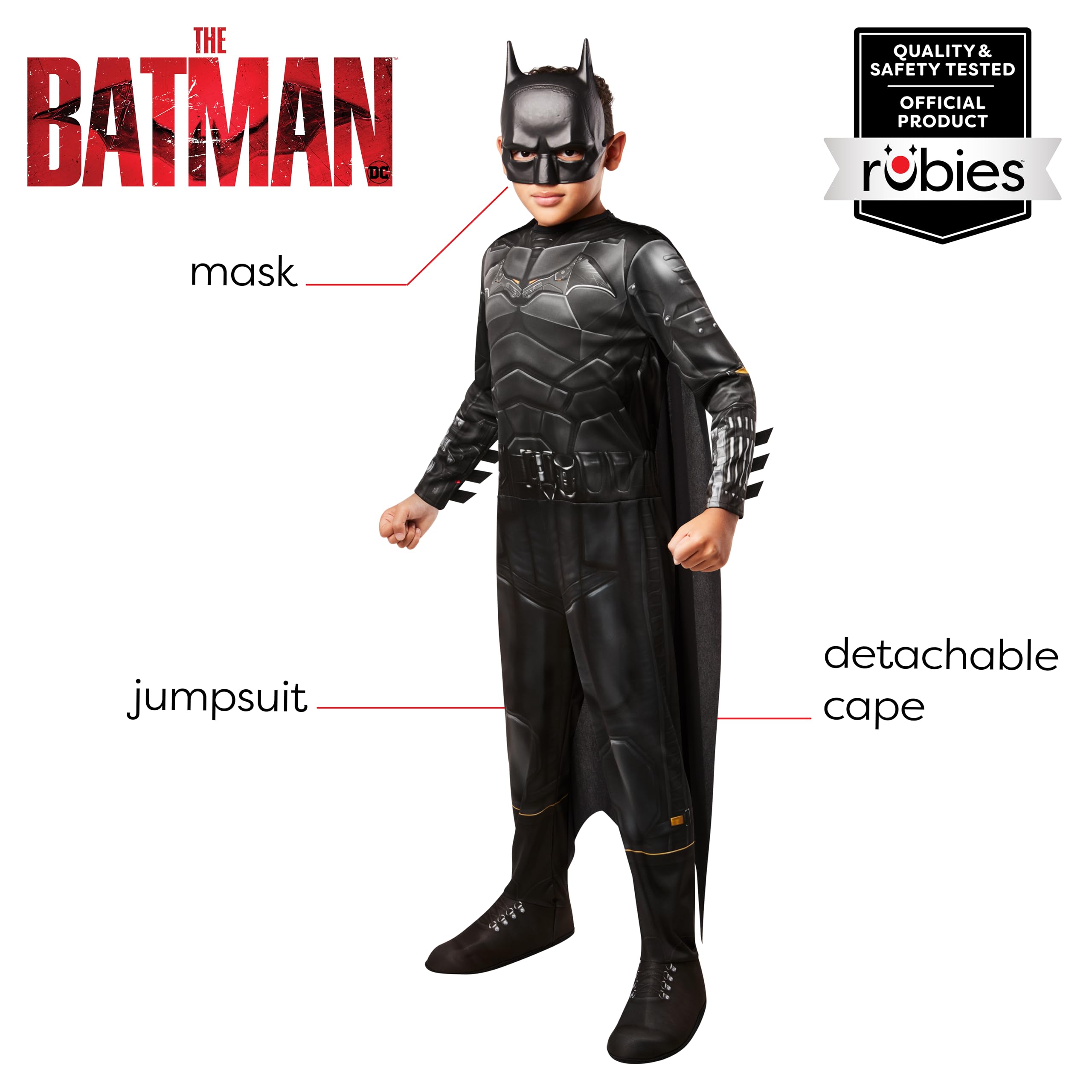 Rubie's Boy's DC Batman: The Batman Movie Costume