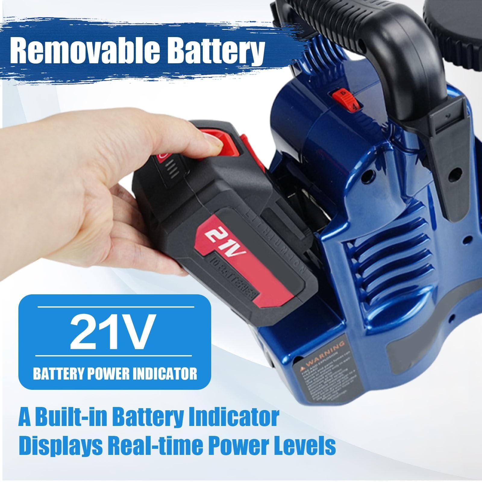 Pulvérisateur de peinture sans fil 550 W haute pression, 2 batteries, débit de 1,1 l/min, réglage de 6 vitesses pour projets de bricolage intérieurs et extérieurs