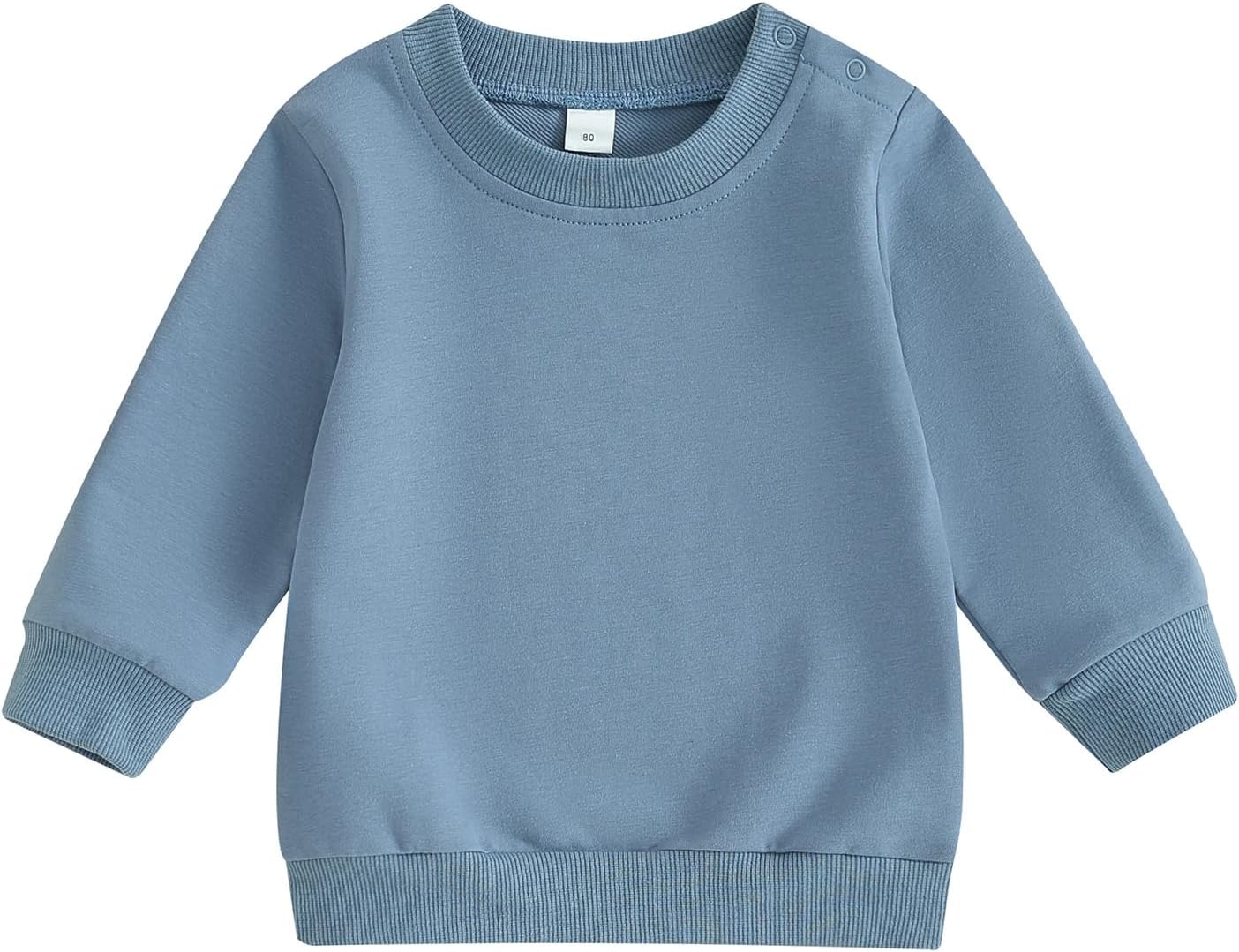Baby Boy Girl Pumpkin Sweatshirt Tops Toddler Halloween Outfit Long Sleeve Crewneck Pullover Sweater Shirt Fall Clothes
