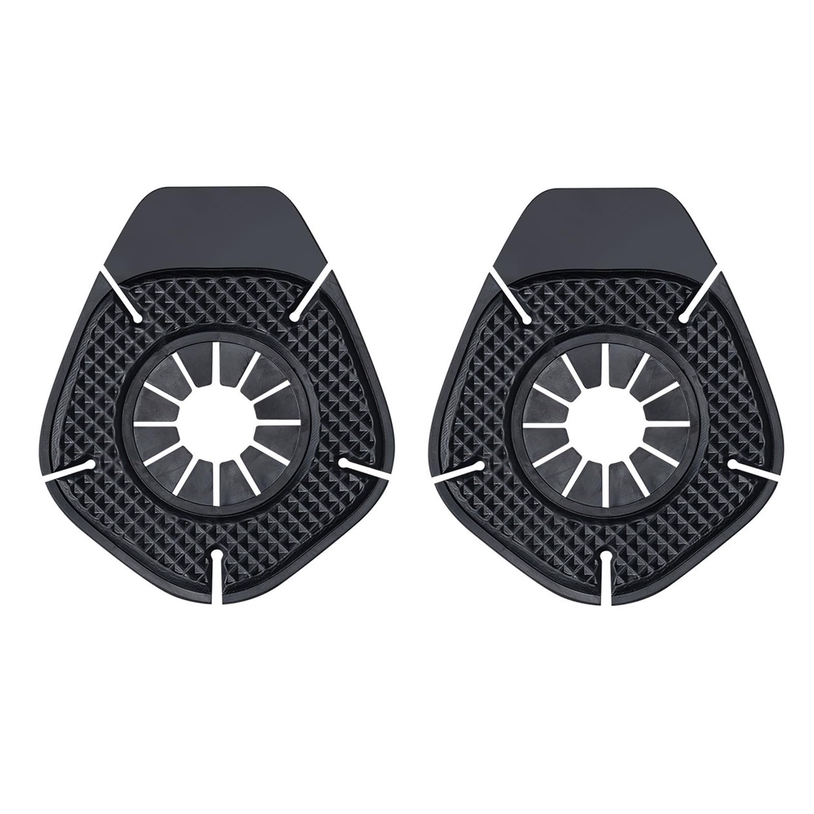 Bwangiao Black 2Pieces Car Wiper Hole Protective Covers, Silicone Wiper Arm Bottom Protections Pads, Wiper Jackets Universally