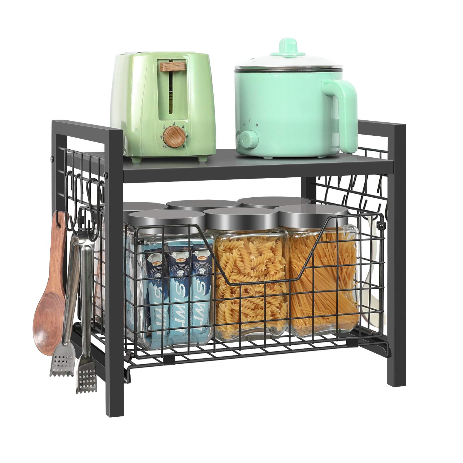 Buy Kitchen Organizer Basket Spice Rack organizer Pots Pans