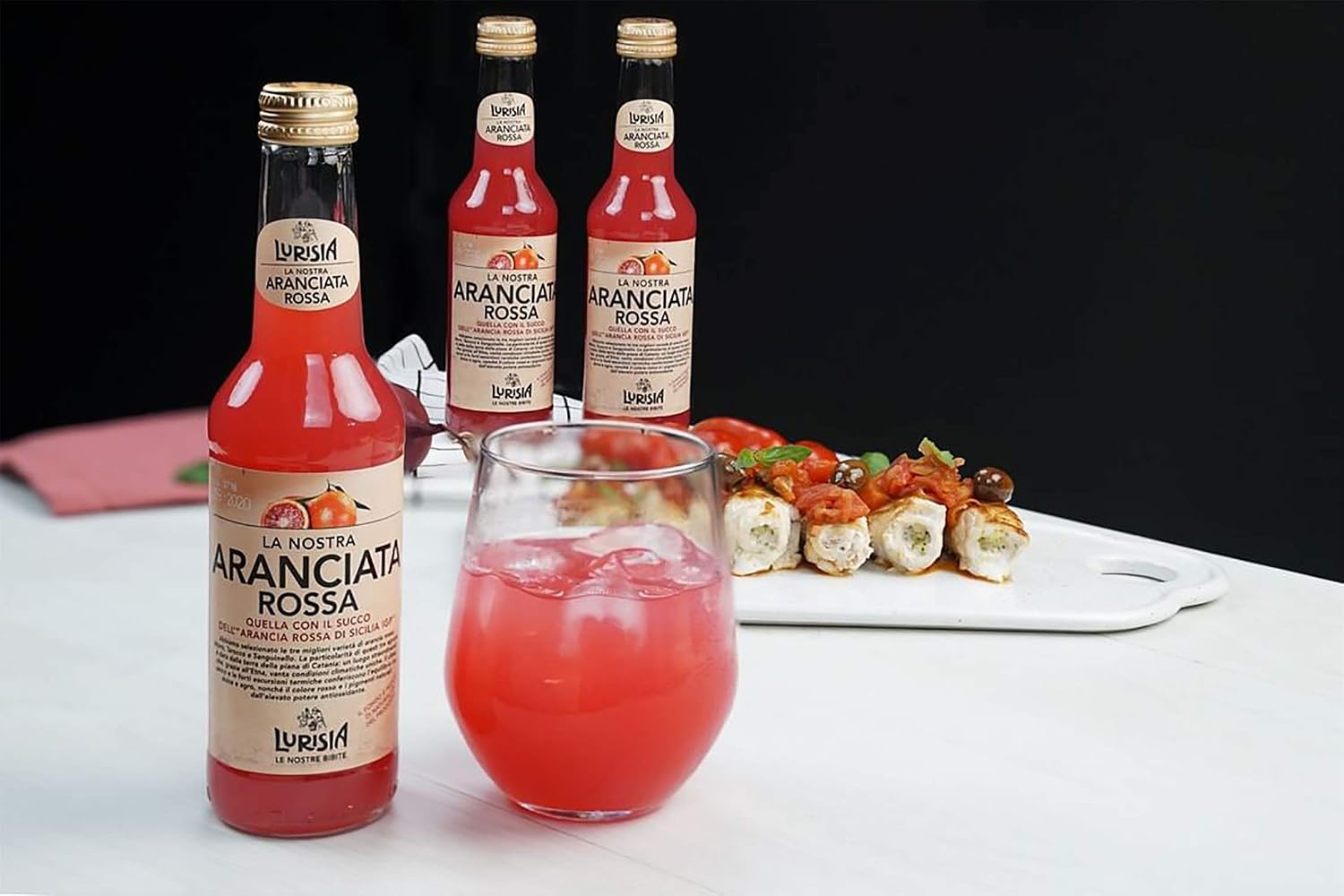 Lurisia La Nostra Aranciata Rossa - 9.3 oz Glass Bottles (Aranciata Rossa, 12 Bottles)