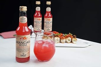 Lurisia La Nostra Aranciata Rossa - 9.3 oz Glass Bottles (Aranciata Rossa, 12 Bottles)