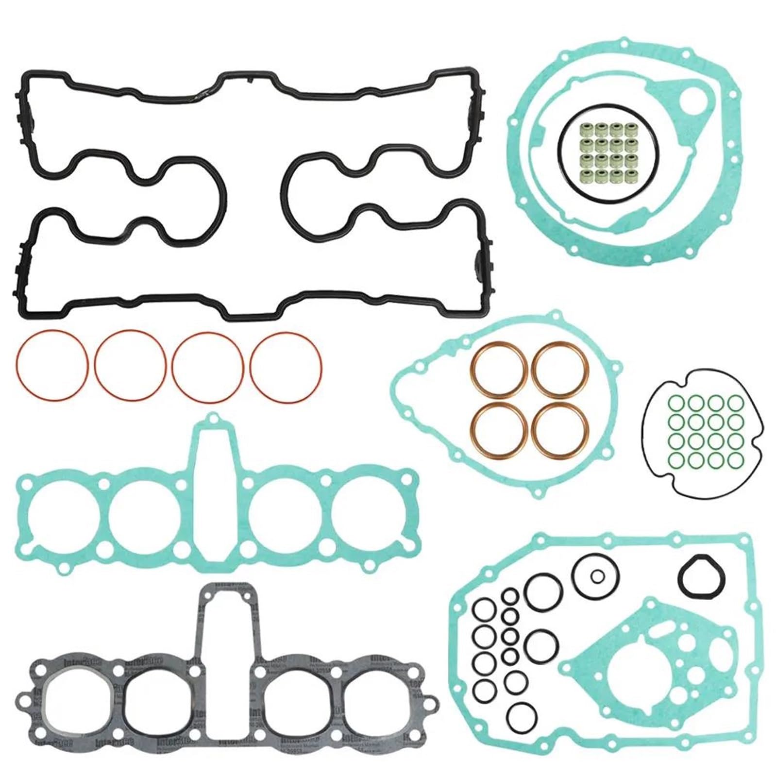 Junta de Culata Reparación Completa Juntas Tapetes Almohadillas Reparación Intermedias para Motocicleta CB750 CB750F CB750K CB750C CB750SC.