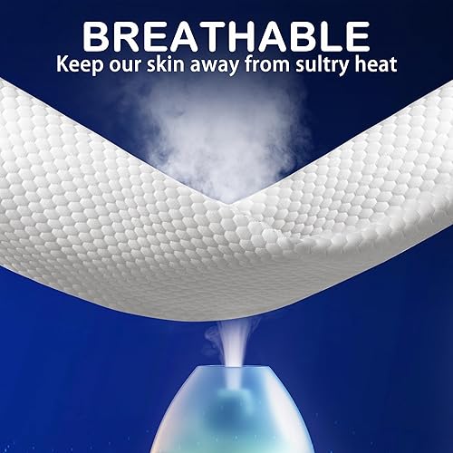 Miniatura 4 de Almohada de espuma viscoelástica para cama, almohadas adaptativas para alivio del dolor de cuello, almohada de firmeza media para dormir de lado,