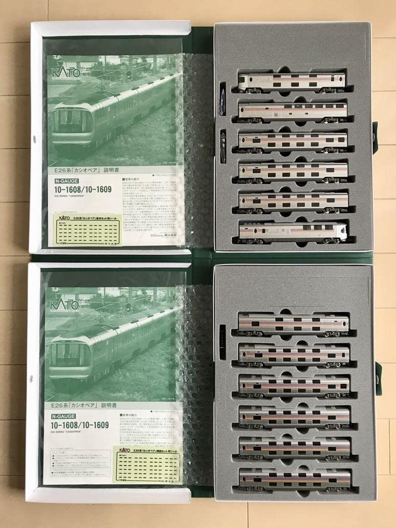 KATO 10-1608 10-1609 E26系「カシオペア」12両 KATO E26系カシオペア 新年早々買っちゃった～ | 重単5175 ～鉄道模型
