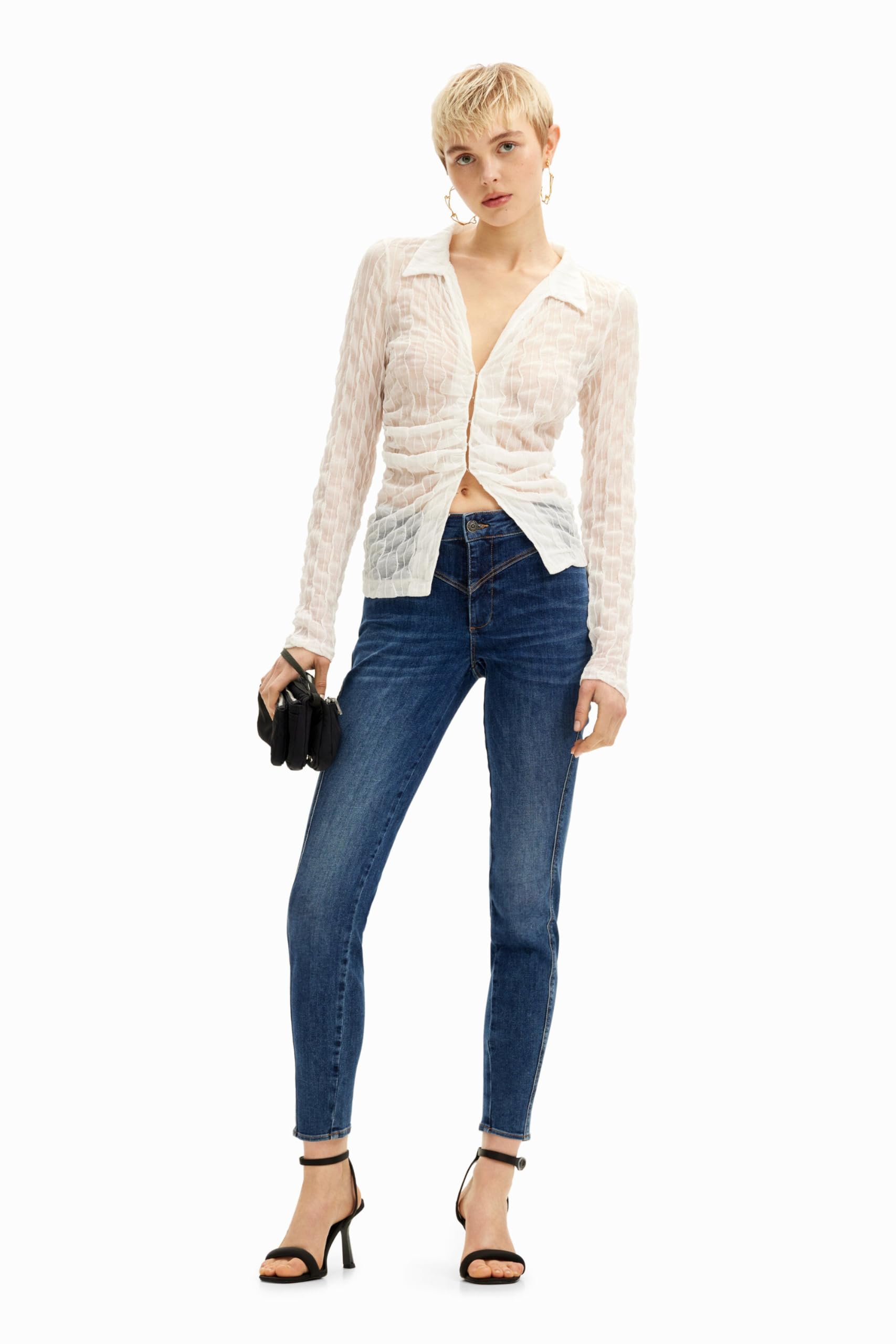 Desigual Denim_MANHAT, 5053 Denim MEDIUM WASH, 34