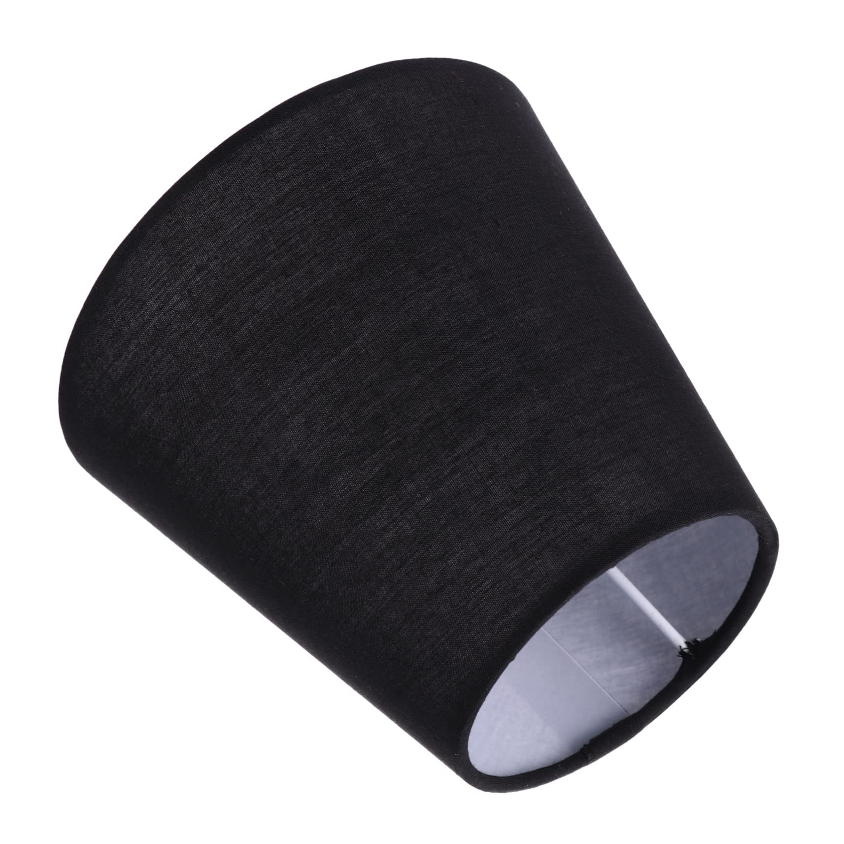 Beavorty 1pc Table Lamp Shade Barrel Lamp Shade Hanging Light Drum for Table Simple Cloth Black Decor e27 Fabric Ceiling Desk