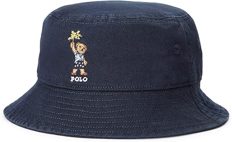 Baby Boy Polo Bear Twill Bucket Hat 